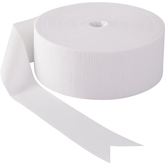 Jumbo White Crepe Streamer - 500ft